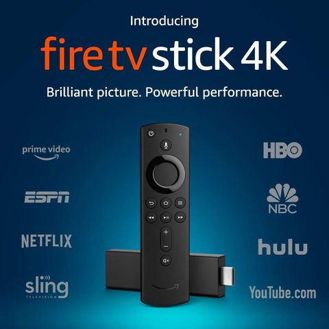 Amazon Fire TV Stick (4K) with Alexa Voice Remote Unleashed-with Premium Applications